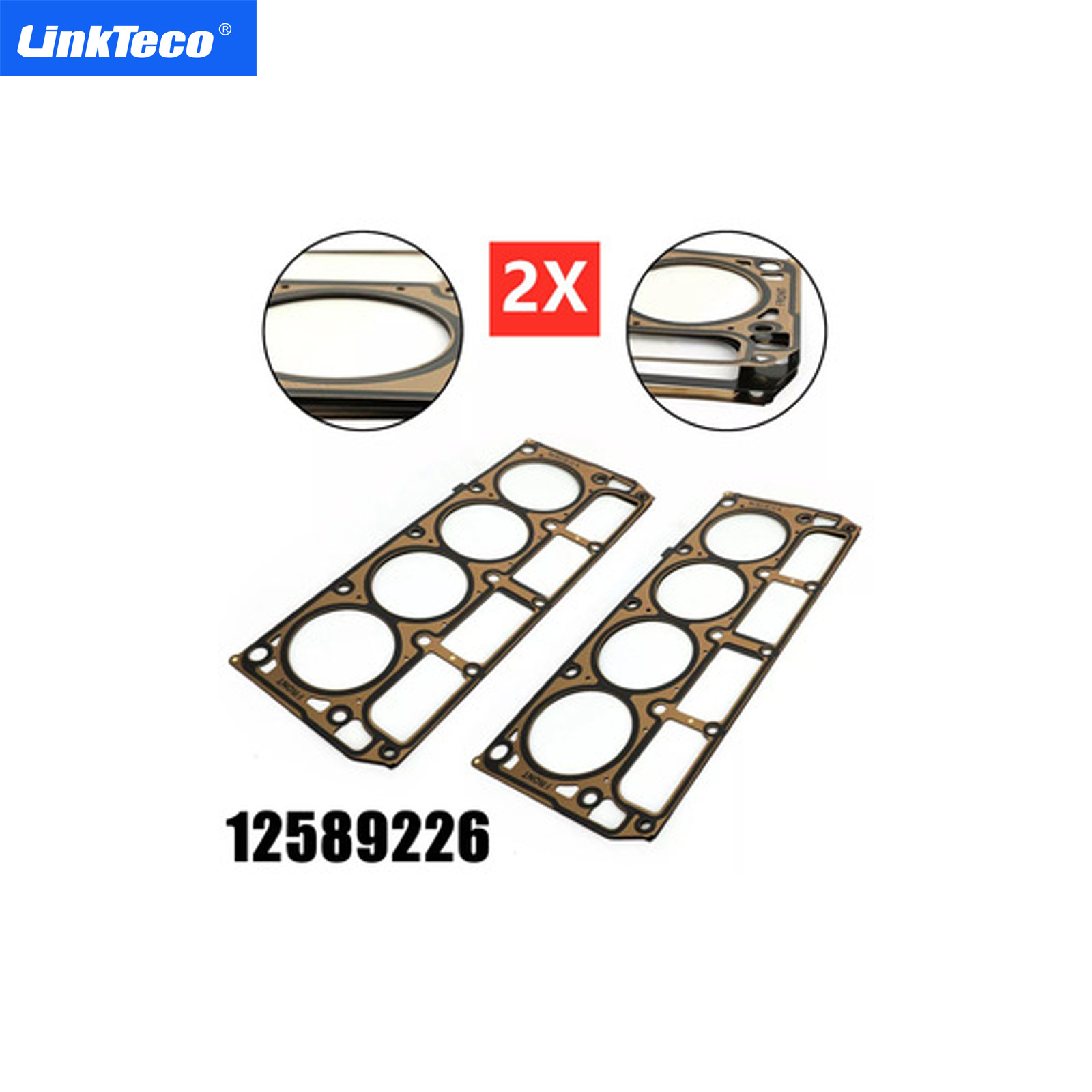 Head Gasket Is Suitable for 98-19 Gm 5.3 5 7L 12589226 , 12498544 , - Image 2